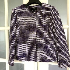 Ribbon Tweed Cropped Lady Jacket